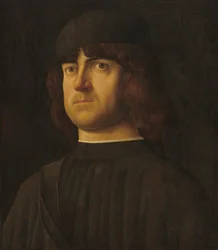 Portret van een man, ca. 1495 (olieverf op paneel)