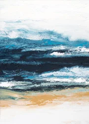 Abstracte oceaanlagen