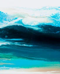 Abstracte oceaangolven