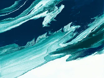 Abstracte oceaangolven