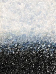 Blauw-zwarte kristalgradiënt