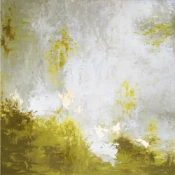 Goudgroen Abstract