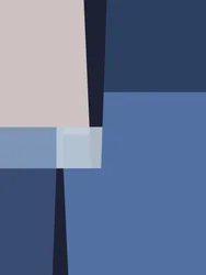Gelaagde blauwe geometrische patronen