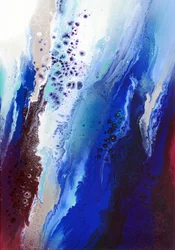 Oceanische abstracte stroming