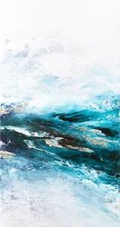 Teal Ocean Flow