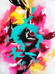 Levendige abstracte uitbarsting