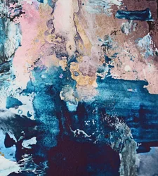 Vloeiend roze goud, abstract