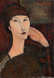 Adrienne Vrouw met Pony, 1917