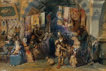 De bazaar, Constantinopel