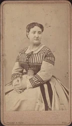 Portret van de operazangeres Carlotta Patti 1835-1889