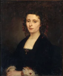 Portret van Athénaïs Mialaret 1826-1899, 1855