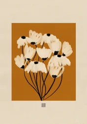 Wit bloemenboeket