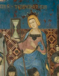 Allegorie van Goed Bestuur, matigheid (detail)