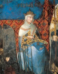 Allegorie van Goed Bestuur, voorzichtigheid, detail uit Allegorie en effecten van goed en slecht bestuur in stad en land