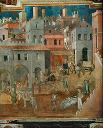 De zegeningen van goed bestuur (fresco)