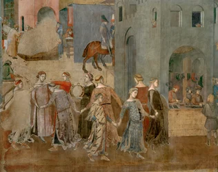 De zegeningen van goed bestuur (fresco)