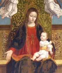 Madonna en Kind (detail)