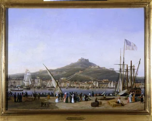 Haven van Marseille door Louis Garneray, circa 1820