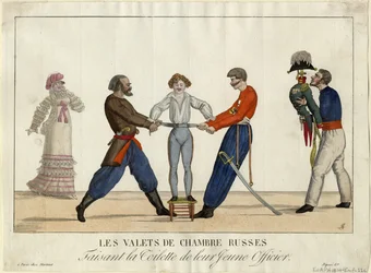 Toilet van een jonge Russische officier, ca. 1815