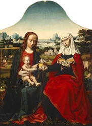 Dutch: De Heilige Anna-te-Drieën The Virgin and Child with Saint Anne