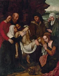 De klaagzang over de dode Christus


















"