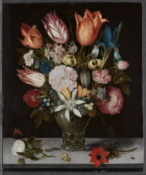 Bloemen in een Glas