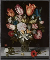 Bloemen in een Glas, 1606