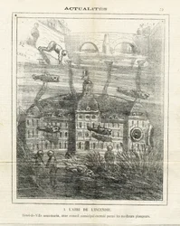 Illustratie van Cham (1819-1879) in Le Charivari