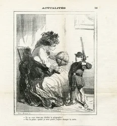 Illustratie van Cham (1819-1879) in Le Charivari