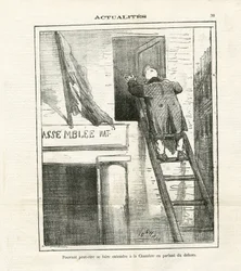 Illustratie van Cham (1819-1879) in Le Charivari