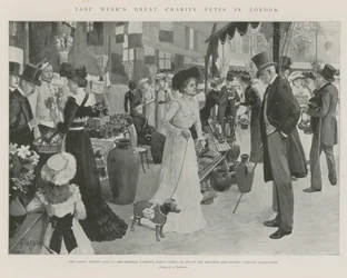 De Grote Liefdadigheidsfeesten van Vorige Week in Londen