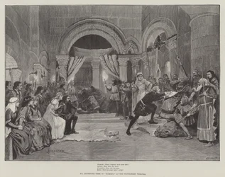 Mr Beerbohm Tree in Hamlet, in het Haymarket Theatre