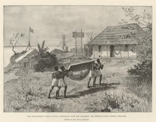 De Portugezen in Oost-Afrika, Signaalpost voor Stoomschepen en het Huis van Senhor Pinto, Chilvane