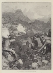 De Prins van Wales bij een hertenjacht in de Hooglanden