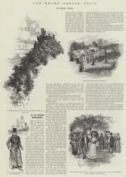 De zwerver weer op pad, door Mark Twain