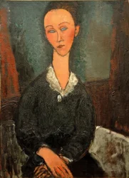 Vrouw met witte kraag (Lunia Czechowska)