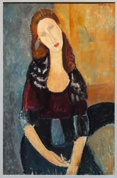 Jeanne Hébuterne met een hoed