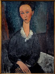 De vrouw met de witte kraag
