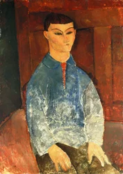 Moise Kisling Zittend, 1916