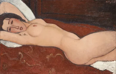 Liggend naakt, 1917