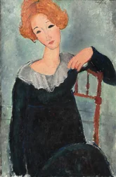 Vrouw met rood haar