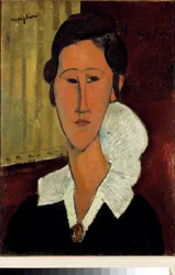 Vrouw met de Kraag of Portret van Anna Zborowska