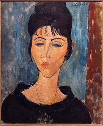 Jonge vrouw met hanger (portret van Béatrice Hastings)