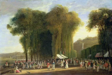 Feestdag in St. Cloud: Britse troepen op wacht, september 1815