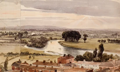 Panoramisch landschap