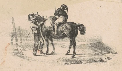 Jongeren en een paard