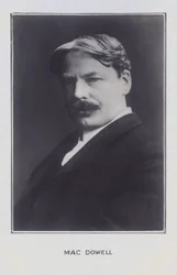 Edward MacDowell, Amerikaanse componist (zw/w foto)