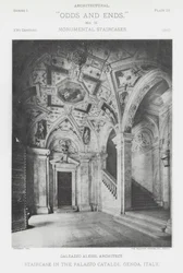 Trap in het Palazzo Cataldi, Genua, Italië