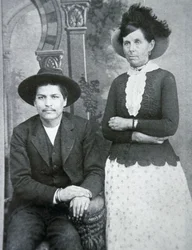 Belle Starr met haar minnaar 