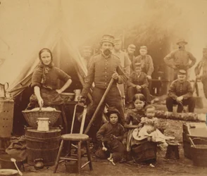 Kamp van de 31e Pennsylvania Infanterie nabij Washington, D.C., 1862